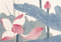 Chinese Lotus Painting