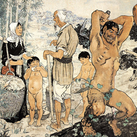 Xu Beihong: The Foolish Old Man Removes the Mountains