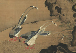 Lü Ji: Laurel, Chrysanthemum, and Birds