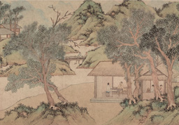 Wen Zhengming: Huxi Thatched Cottage